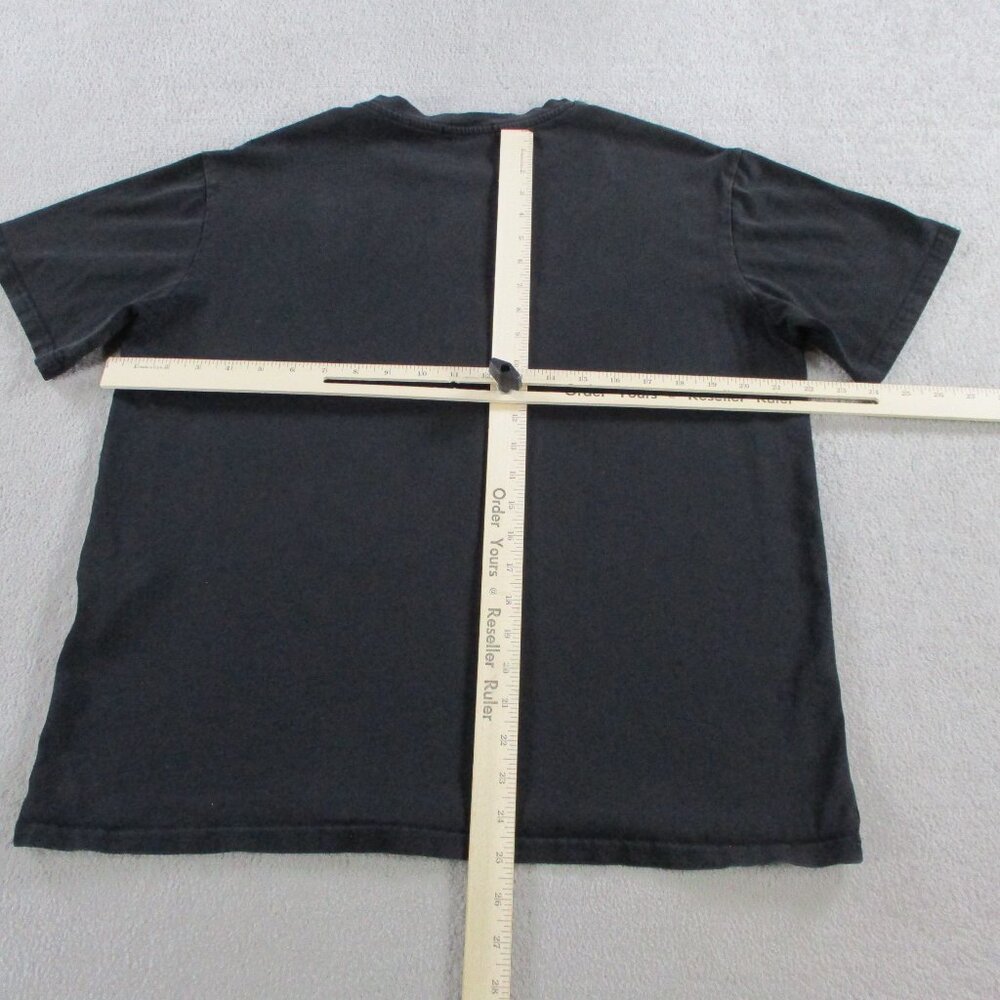 Mens Streetwear T Shirt Size XL Black Colorful Bear Graphic Print Designer Tee - Picture 9 of 12